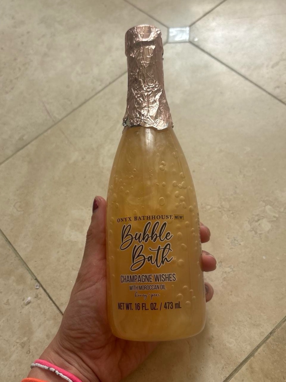 Onyx Bubble Bath Champagne Wishes - Gold